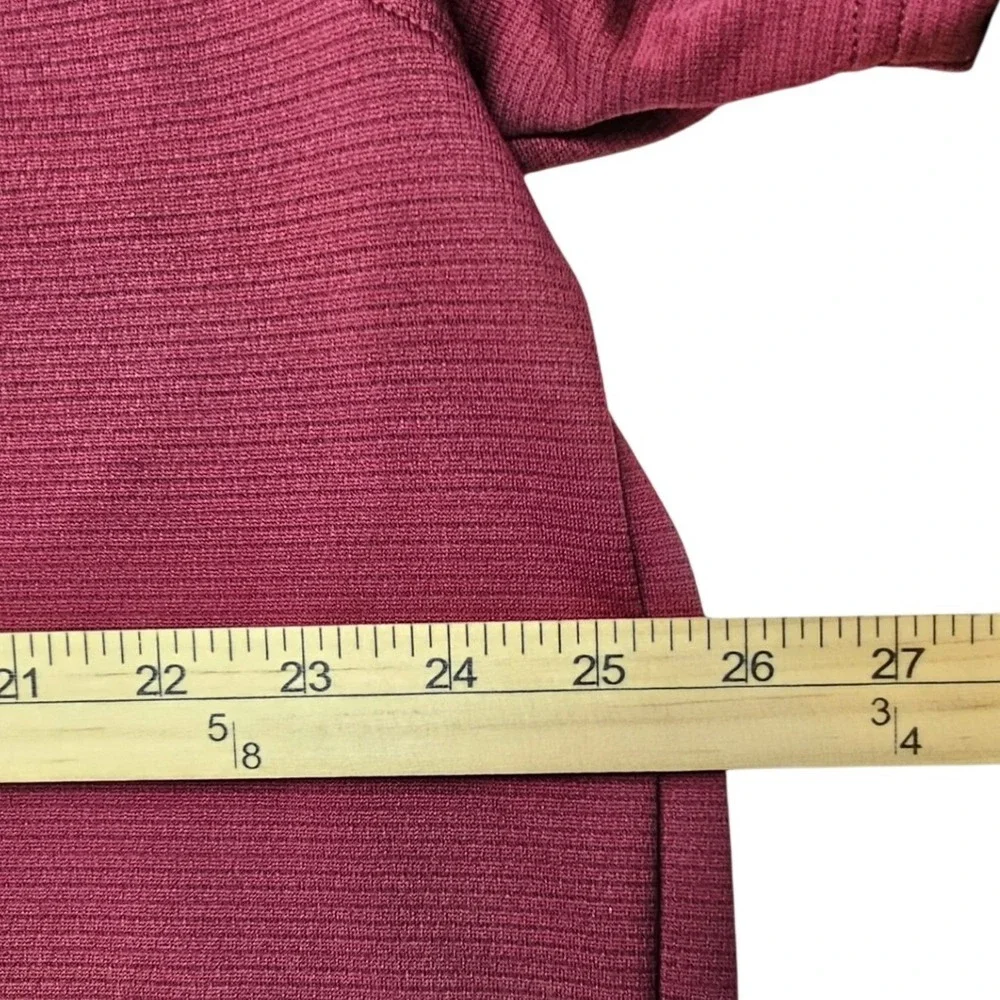 Under Armour Mens 3XL Maroon HeatGear Polo Shirt Loose Fit 1290140 Burgundy - Picture 6 of 11